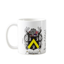 Skinner Family Coat of Arms mug