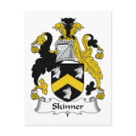 Skinner Family Crest postcards