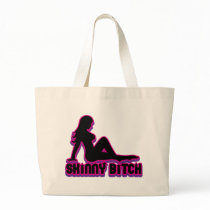 Skinny Bitch Tote Bags