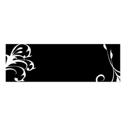 Skinny Card Black & White