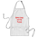 Skinny Cooks Can't Be Trusted Apron by mikek92349 Skinny Cooks Can't Be Trusted Apron