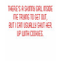 Skinny Girl Inside Me T-shirt