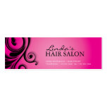 SKINNY HAIR SALON APPOINTMENT CARD BUSINESS CARD TEMPLATE