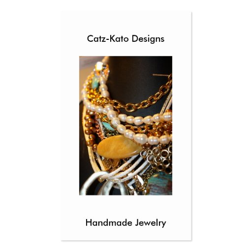 Skinny Jewelry Business Card (front side)