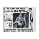 Skinny Men Post Card