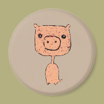 Skinny Piggy magnets