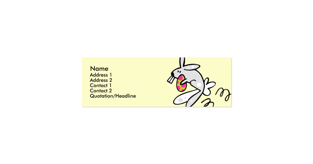 mini business cards template profile template easter bunny mini business card mini business cards template profile template easter bunny mini business card