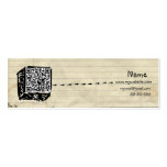 Skinny QR Code Business Card