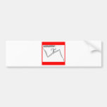 skinny runner bumper sticker