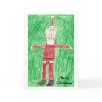 Skinny Santa cards by zeena2 Skinny Santa cards