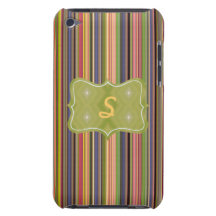 Skinny Stripes Monogram Case-Mate iPod Touch Case