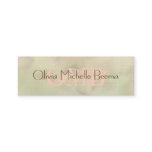 Skinny Warm Pastel Olive Peach Cloud Business Card