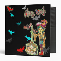 'Skinny Witch' 1.5" Binder in Black binders