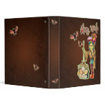 'Skinny Witch' 1" Binder in Brown