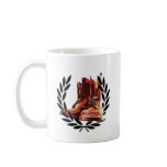 skins boots coffee mug