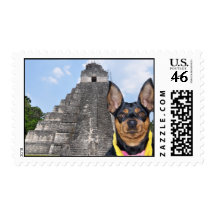 Skip at Tikal to find out about the pyramids Postage