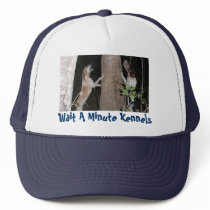 Skip & Chase,Wait A Minute Kennels - Customized hats by ashnbuck Skip & Chase,Wait A Minute Kennels - Customized hats