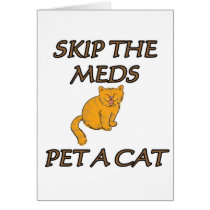 SKIP MED PET A CAT cards