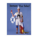 Skip Sayles_Increase Your Sales! postcard by FUNauticals Skip Sayles_Increase Your Sales! postcard