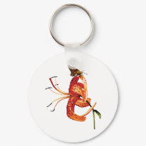 Skipper on Orange Tiger Lily keychains