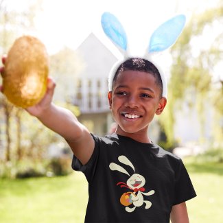 Skipping Easter Bunny shirt