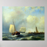 Skirting The Coast On A Breezy Day posters