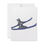 Skis &amp; Boots Personalized Announcement