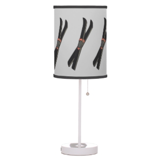 Skis Design Table Lamp Shade