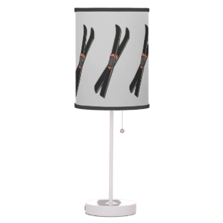 Skis Design Table Lamp Shade