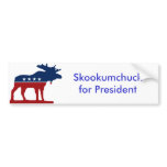Skkokumchuck for President Bumper Sticker