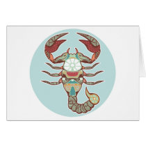 Skorpion/Scorpio Symbol cards