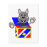 Skrunchkin Rabbit Kasper In Colorful Box Post Card