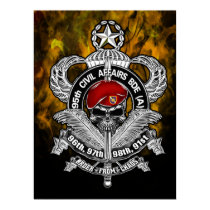 skull2 COLOR FLAMES HUGE posters