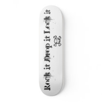 skull7, Rock it-Drop it-Lock it skateboards by JenUSA skull7, Rock it-Drop it-Lock it skateboards