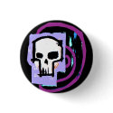 Skull 12 buttons by kp13art Skull 12 buttons