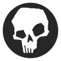 Skull 24 stickers by kp13art Skull 24 stickers