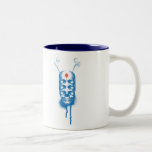 Skull 6 Eyes (blue) Coffee Mugs