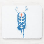 Skull 6 Eyes (blue) Mousepads