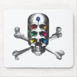 Skull 6 Eyes Pirate Mousepads