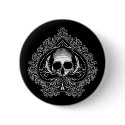 Skull Ace of Spades buttons