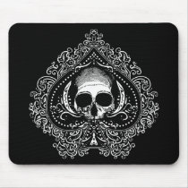 Skull Ace of Spades Mouse Pads