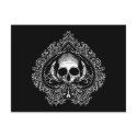 Skull Ace of Spades postcards