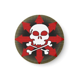 Skull and Arrows magnet