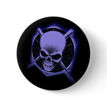 Skull and Blades Button