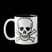 Skull and Bone Mug mugs
