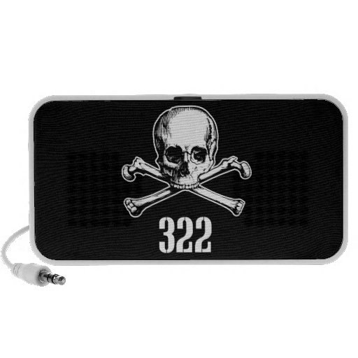 Skull and Bones 322 Notebook Speaker