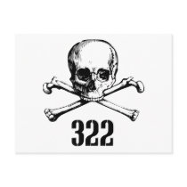 Skull and Bones 322 postcards