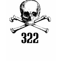 Skull and Bones 322 t-shirts