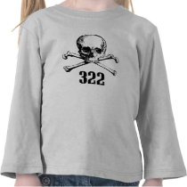 Skull and Bones 322 t-shirts