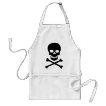 skull and bones aprons